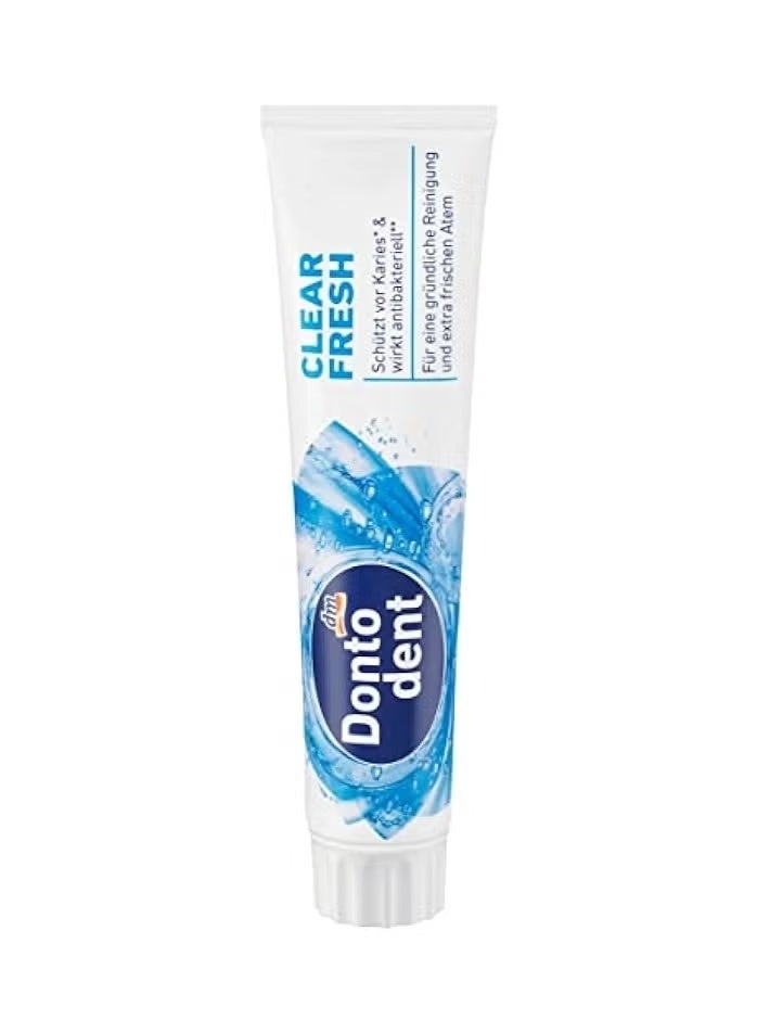 Dontodent Clear Fresh Toothpaste 125ml