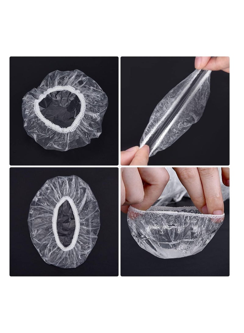 BLOOMING TIME 100pcs Disposable Waterproof Ear Protectors Shower & Spa Ear Cover Caps - Image 4