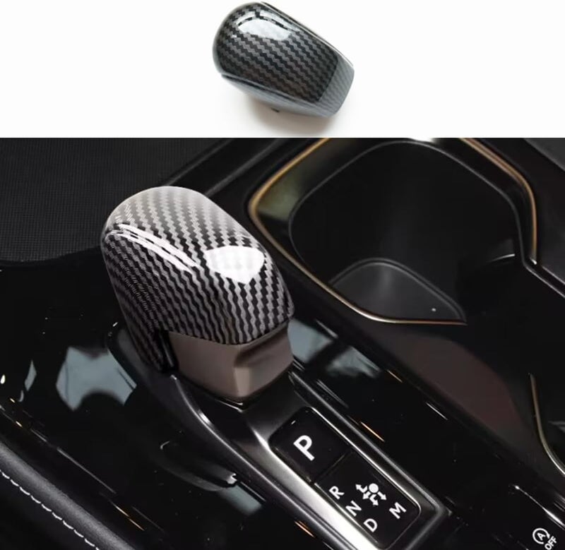 New Interior Trim Center Gear Shift Knob Cover Accessories for Lexus RX 350 RX 500h 2023 2024 2025 2026 NX 250 NX 350 NX 350h NX 450h 2022-2026 (Carbon Fiber Print) - Image 1