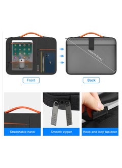 HAWEEL 14-Inch Sleeve Case Zipper Laptop Handbag(Black)  - Image 4
