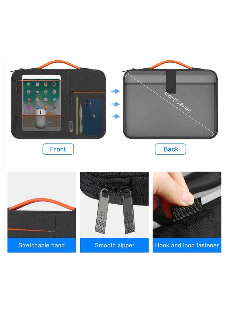 HAWEEL 14-Inch Sleeve Case Zipper Laptop Handbag(Black)  - Image 4
