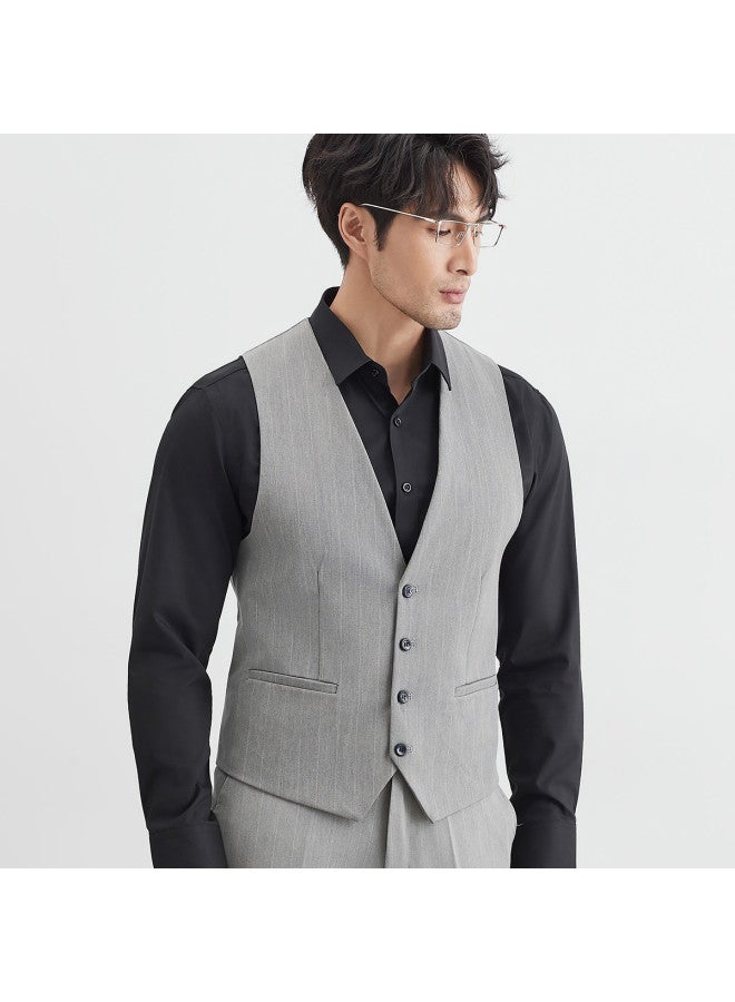 Fapai Spring And Autumn Youth Men's Business Suit Set Fashion Classic Striped Suit - Image 3