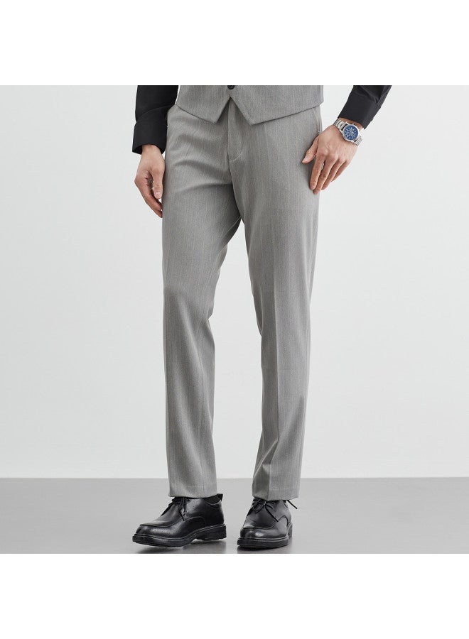 Fapai Spring And Autumn Youth Men's Business Suit Set Fashion Classic Striped Suit - Image 5