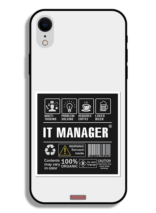 Tolwak Apple iPhone XR Protective Case It Manager Sticker - Image 2