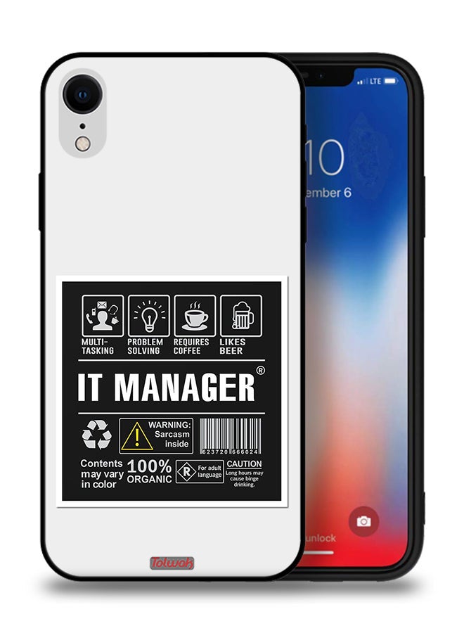 Tolwak Apple iPhone XR Protective Case It Manager Sticker - Image 1