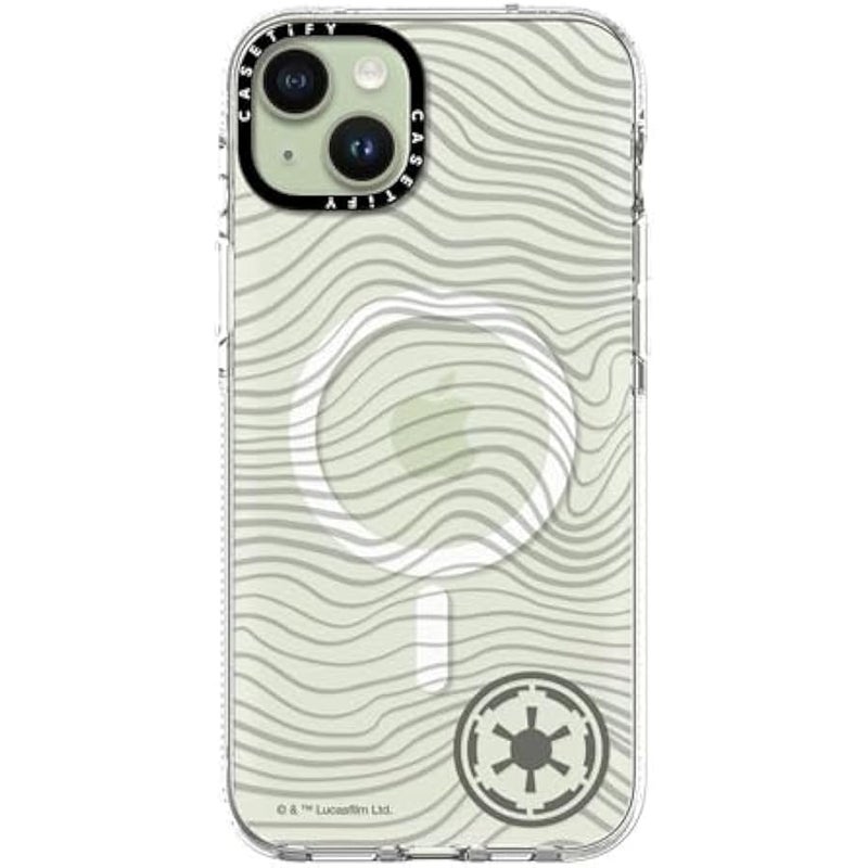 Casetify Clear iPhone 15 Plus Case 【Mandalorian Co-Lab/Not Yellowing / 6.6ft Drop Protection/Compatible with Magsafe】 - Beskar Ingot - Clear - Image 3