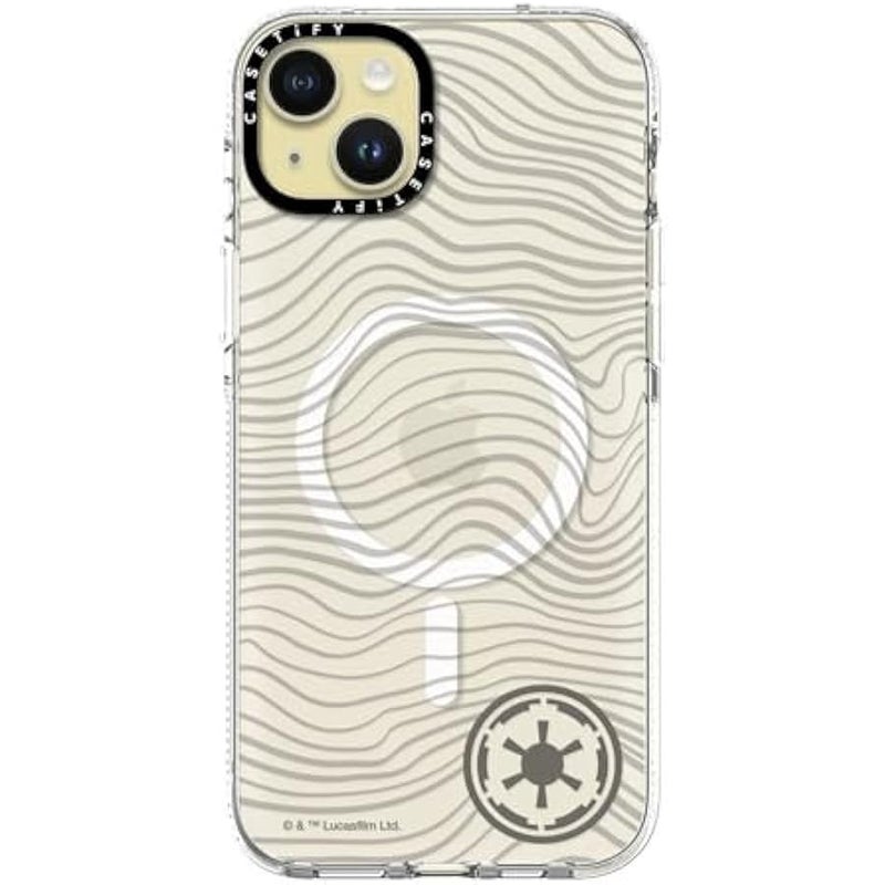 Casetify Clear iPhone 15 Plus Case 【Mandalorian Co-Lab/Not Yellowing / 6.6ft Drop Protection/Compatible with Magsafe】 - Beskar Ingot - Clear - Image 2