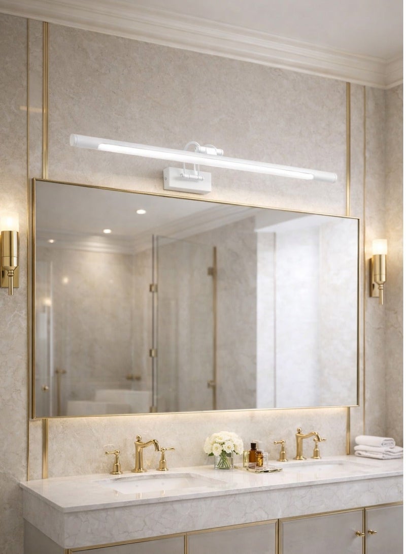 AL THURAYAT Modern 3-Color Dimmable Wall Lamp, 15W, 60cm. With this modern wall lamp, it provides balanced lighting, ideal for placing above mirrors. (White color) - Image 2