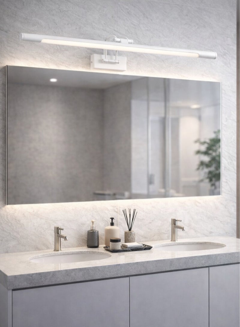 AL THURAYAT Modern LED Wall Lamp 15W with 3 Light Colors – 60cm Bathroom & Indoor Decorative Wall Light – White - Image 3