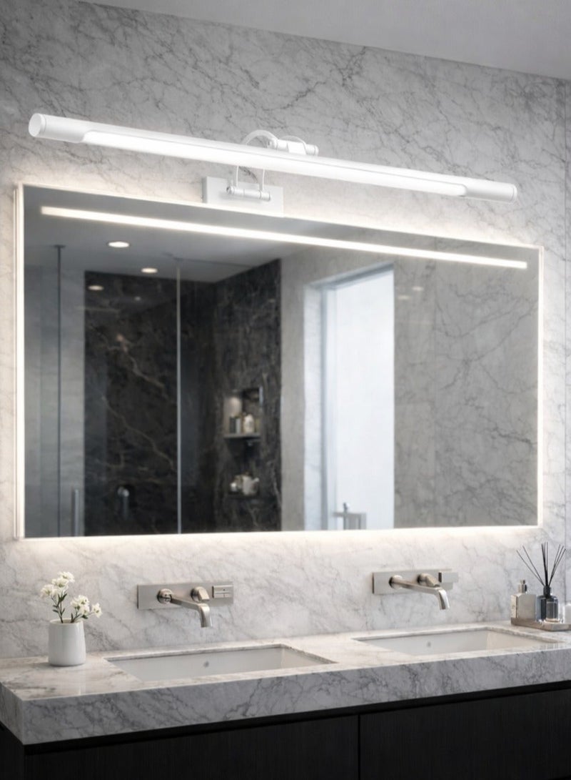 الثريات مصباح حائط LED مودرن 15W بإضاءة لون واحد ثابت – إضاءة حمام وديكور داخلي 60 سم – أبيض - Image 1