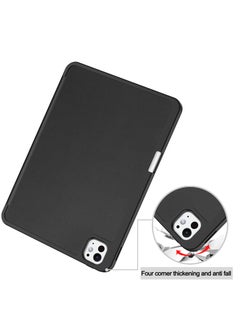 Digipace Ipad Pro 11 Inch Case with Pencil Holder, M4 Chip, 5th Generation 2024, Smart Cover with Protective Trifold Stand & Soft Tpu Back, Support Pencil Charging, Black  - Image 5