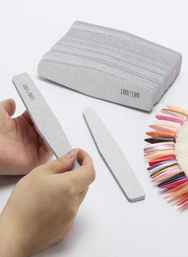 25 Pcs Emery Boards for Nails 100/180 Nail Files Bulk Finger Nail File Boards Heavy Duty Nail Buffers - Image 5