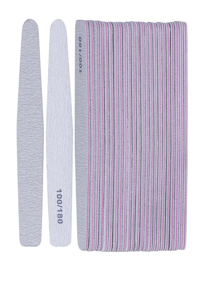 25 Pcs Emery Boards for Nails 100/180 Nail Files Bulk Finger Nail File Boards Heavy Duty Nail Buffers - Image 1