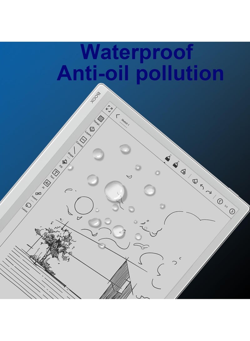 عام حزمة مكونة من 2 واقي شاشة متوافقة مع جهاز Onyx Boox Go 2024 بحجم 10.3 بوصة، واقي شاشة مضاد للبهتان بمساحة ضوئية وشعور بمسطح ورقي - Image 2