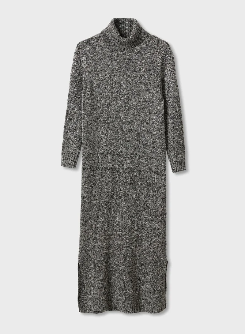 MANGO Knitted Bodycon Dress