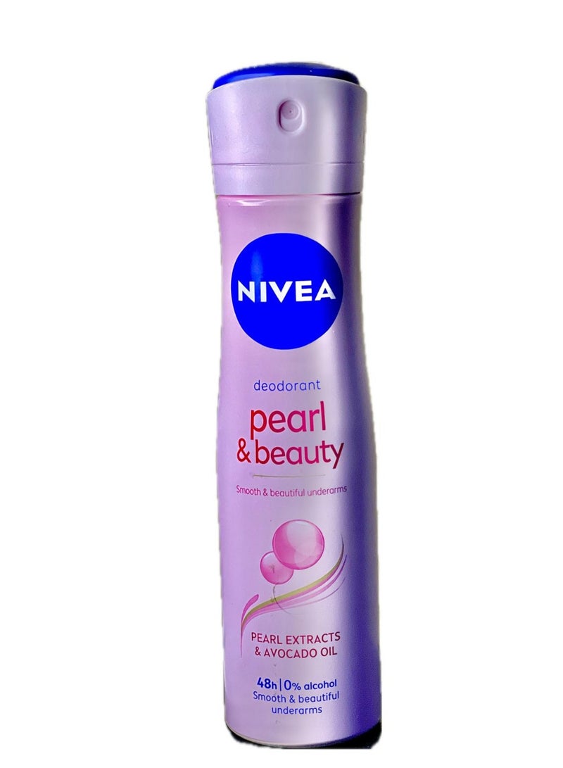 Nivea Pearl And Beauty Antiperspirant Spray 150ml