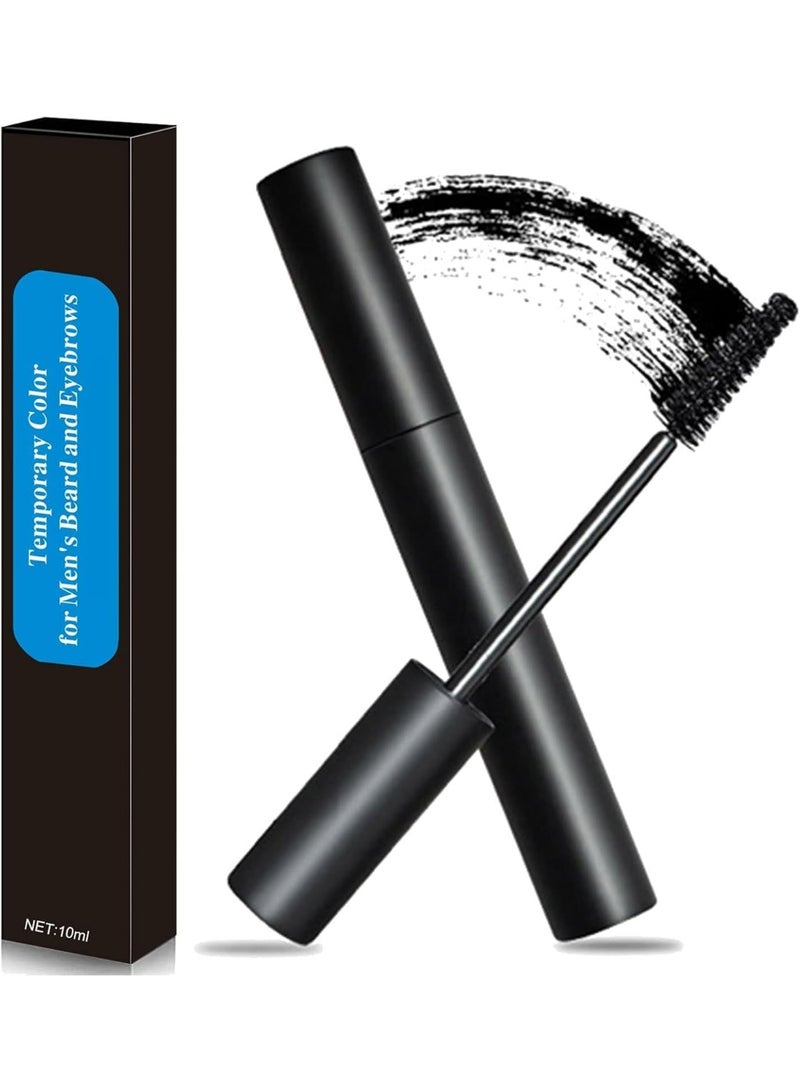 HAVEN Black Beard Pencil Filler for Men, Waterproof and Sweatproof Brush for Styling, Thicken Define Shape Mustache, Portable, Eyebrow and Beard Coverage, Long Lasting, Easy to Use - Image 1
