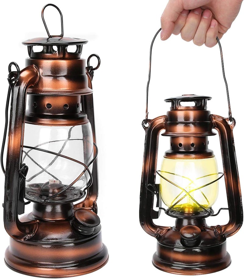 comfrt Iron Kerosene Oil Lamp, Hanging Oil Lantern Light Vintage Hurricane Kerosene Lamp Burning Lantern for Indoor Outdoor Decoration - Image 5