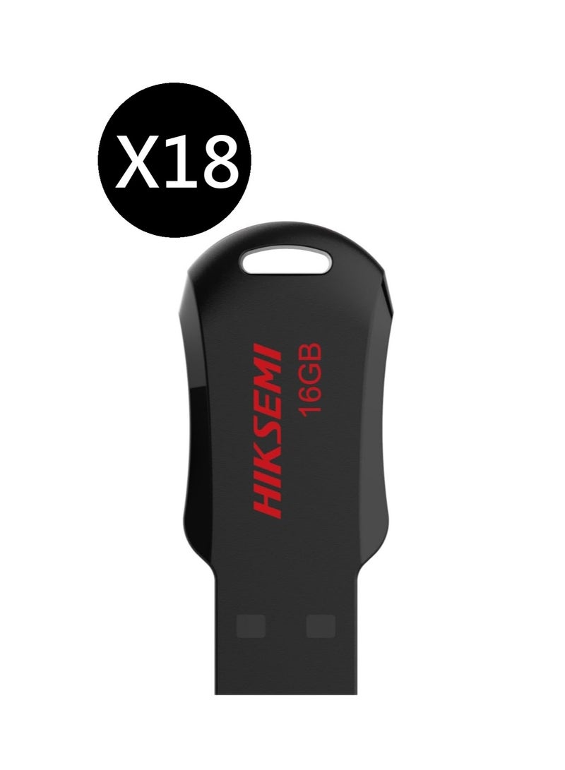 HIKSEMI Bundle Of 18 16GB USB 2.0 NRB Pendrive, Black | hs-usb-m200r 16g |