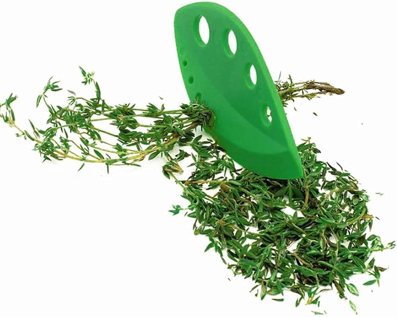 klarako 3 Pieces Safety Herb Stripper Gadget Leaf Remover Plastic Edge Vegetables Leaf Separator Herb Stripping Tool Suitable for Parsley, Basil, Rosemary, Thyme, Tarragon - Image 5