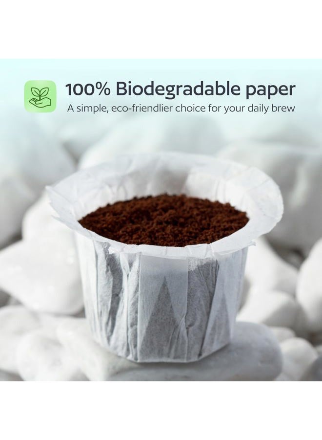 GoodCups 300 Disposable Paper Filters for Keurig Reusable Pods Filters and Other Single Serve Refillable Capsules (Fits All Brands) - Pods Coffee Filters Accessories - Image 5