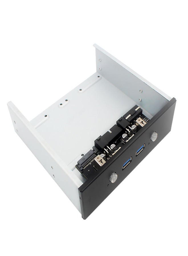 Desktop Computer Front 5.25 Optical Drive USB Expansion Port SATA15P Hard Disk Switch Control 2.5 Hard Disk Rack-Color:ph7 - Image 4