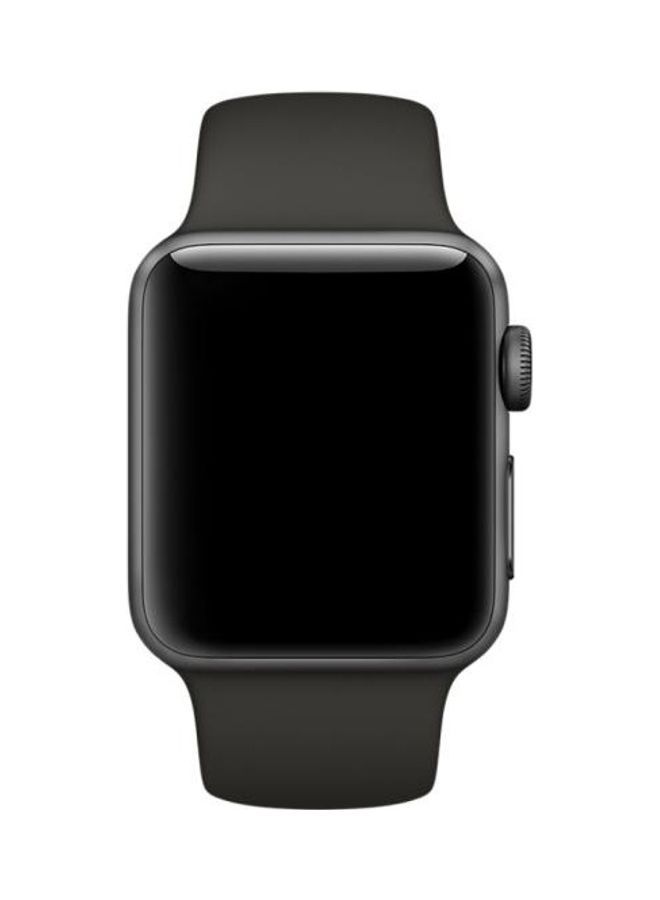 NIBEMINENT Fashion Simple Style Silicone Wrist Band for Apple Watch Series 3/2/1 42mm Grey - Image 2