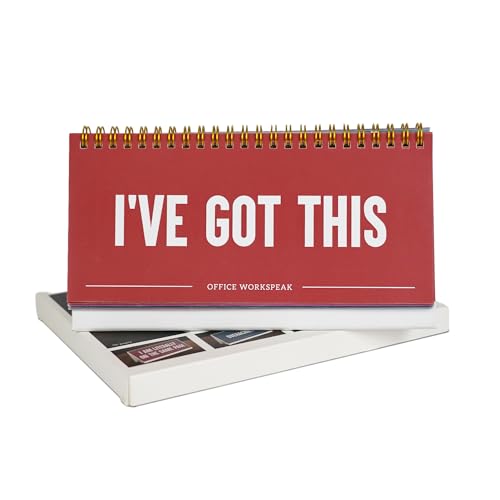 YOBRO Office Gifts for Coworkers Funny Desk Signs 50 Funny Messages Desktop Flip Book Daily Mood Flip Sign Funny Desk Decor Work Desktop Accessories - Image 1
