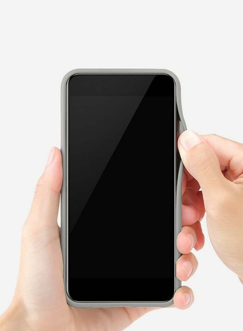 دبليو تيك غطاء حامي نحيف من السيليكون الهجين TPU لهاتف Oppo A6 Pro 5G / Oppo F31 5G 2025 مع حماية الكاميرا المرتفعة (MCAPSA) - شفاف/رمادي - Image 5