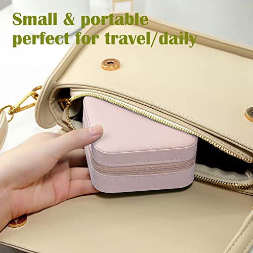 CIPIDI Travel Jewelry Case Bridesmaid Gifts Box,12 Pack Small Jewelry Box Mini Jewelry Organizer,PU Leather Portable Earring Storage Box for Women Girls Bridesmaid Proposal Gifts - Image 4