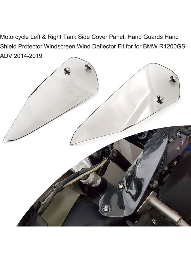 NIBEMINENT 2-Piece Motorcycle Left And Right Tank Side Cover Panel For BMW R1200GS ADV 2014-2019  - Image 5