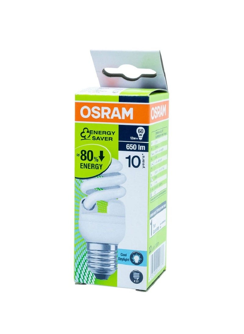 Osram Osram Spiral 12 Watts Day Light Esl Bulb  - Image 1