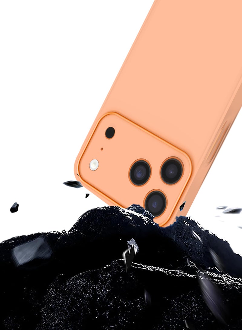 CATANES Air Skin Frosted Matte Case for iPhone 17 Pro - Stylish Ultra Slim Back Cover - Cosmic Orange - Image 2