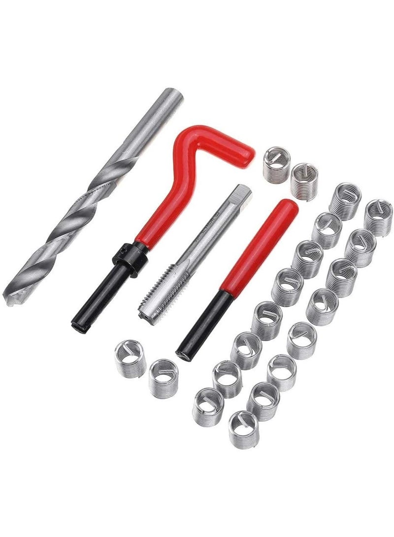 GGOOT DIY & Tools/Hardware 25pcs M12 Thread Repair Tool Kit for Restoring Damaged Threads Spanner Wrench Twist Drill Bit Kit - Image 3