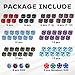Tinzum 80 Pieces MTG Dice Set with Plus 1 Life Counter Keyword Token Dice Shield Spindown Dice D20 MTG Counters Dice for Magic The Gathering Cards Gaming Accessories - Image 4