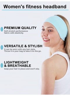 10 Pack Headbands For Women Sports Headbands Wide Hair Bands Hair Non Slip Stretchy Headbands For Yoga Sports Working Out Fitness Hair Accessories For Women - pzsku/ZC1676A7C32657DB39D3DZ/45/_/1696664920/44438580-f235-42ae-ae70-57896158eddd