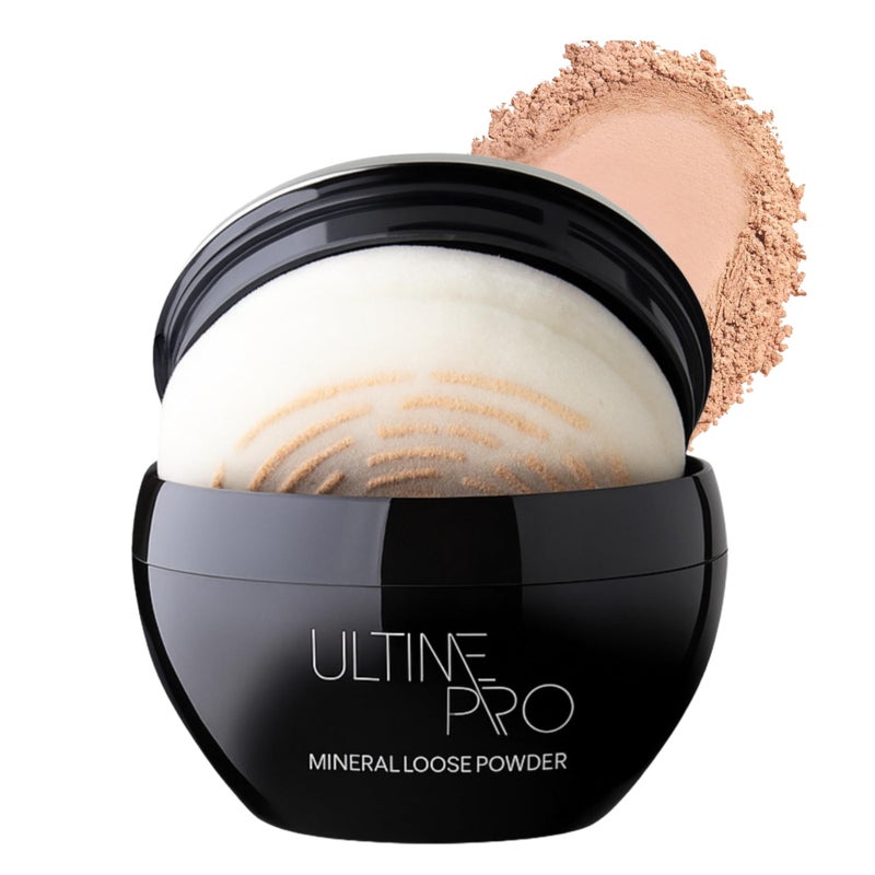 Facescanada Faces Canada Mineral Loose Powder - Natural Beige 05 | Lightweight Face Powder with Applicator | Controls Shine, Evens Skin Tone & Sets Makeup | Natural Matte Finish | 0.25 Oz (7g) - Image 1