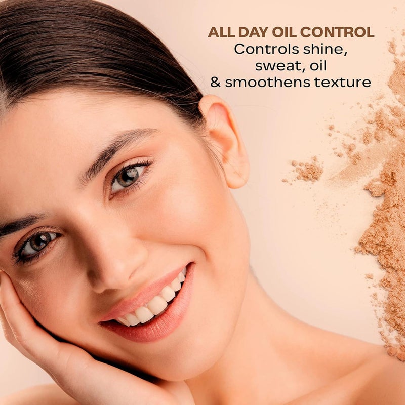 Facescanada Faces Canada Mineral Loose Powder - Natural Beige 05 | Lightweight Face Powder with Applicator | Controls Shine, Evens Skin Tone & Sets Makeup | Natural Matte Finish | 0.25 Oz (7g) - Image 4