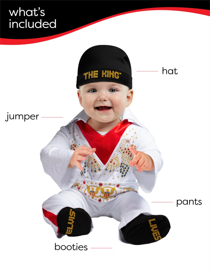 Rubies Elvis Presley: Elvis Presley Costume for Babies, Boy's 6 Months - Image 2