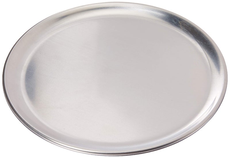 Winco Aluminum Coupe Style Pizza Tray 8 inch 1 each