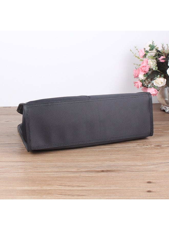 2023 Business Office Information Kit Large Capacity Conference Bag Men's And Women's Handbag Teachers Storage Bag-Color:light Gray  - Image 4