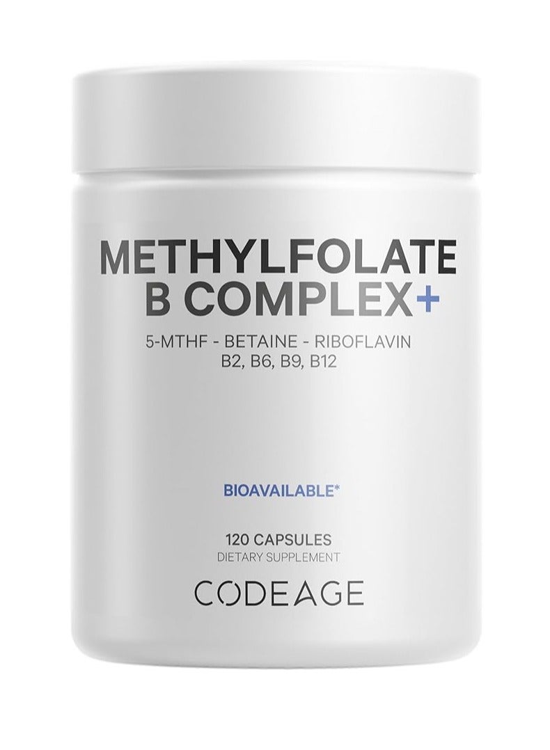 Codeage Methylfolate B Complex Supplements 120 Capsules