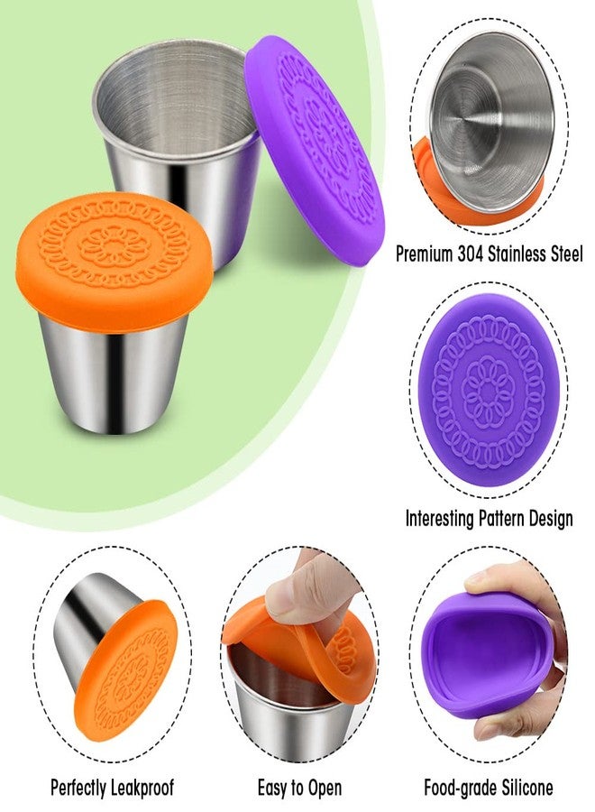 Winceed 6Pack Condiment Containers with Silicone Lids - Image 5