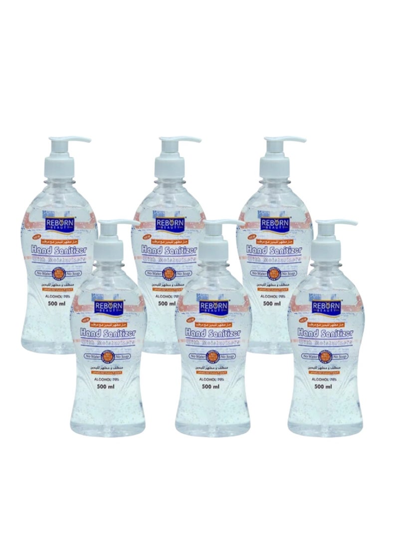 Reborn Beauty Hand Sanitizer Gel with Moisturizer 500ml