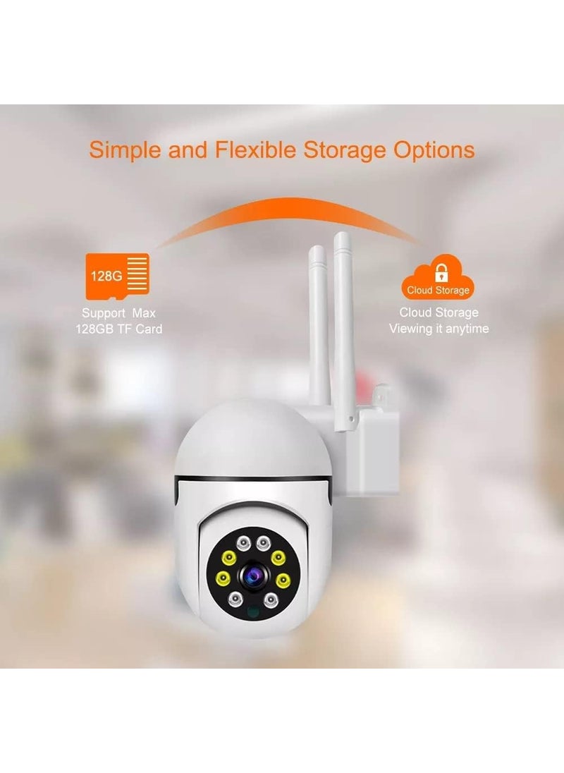 Generic Smart 360° WiFi Outdoor Security Camera | 2MP Full HD | PTZ | Colour Night Vision | 2 Way Talk | Motion & Sound Detect | 2 Year Brand Replacement Warranty | Weather Proof IP65  - Image 3