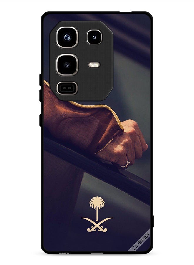 Covernex Infinix Note 50 Pro 4G Protective Case Cover Hand & Saudi Arabia National Sign - Image 1