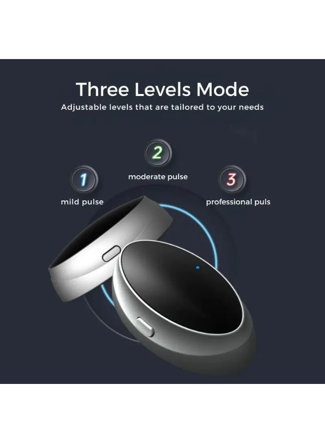 HUMJO Smart Anti-Snoring Device for Sleep Apnea Snore Stopper Electric Massage Anti-Snoring Devices Mute Muscle Tightening Anti Snoring Chin Strap Device for Office, Airplane, Dormitory - Image 4