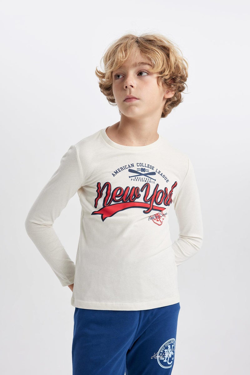 DeFacto Boy 2 piece Regular Fit Knitted Pyjamas  - Image 4