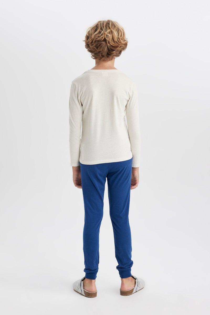 DeFacto Boy 2 piece Regular Fit Knitted Pyjamas  - Image 5