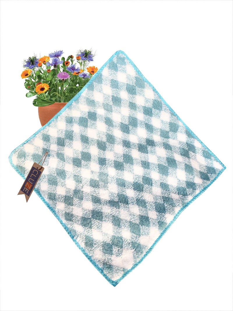 CLUZE Microfiber Face Towel/Handkerchief for Kids/Women/Girls - Baby Shower Gift - Super Soft, Absorbent Hanky (Set of 6pc) (H-D11) - Image 3
